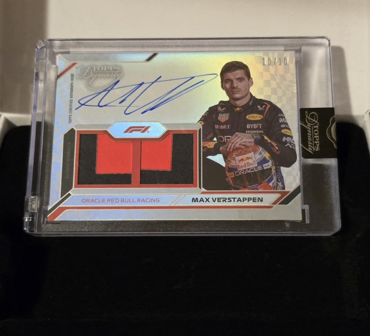 Topps Dynasty 2024 - Max Verstappen Autograph Relic #10/10 FINAL