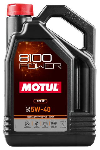 8100 Power Engine Oil with Ester 5w40 (Motul Sport replacement)