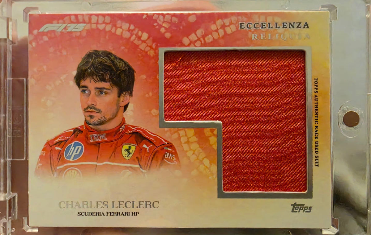 Topps Eccellenza 2025 Charles Leclerc Race Worn Suit Relic – N75