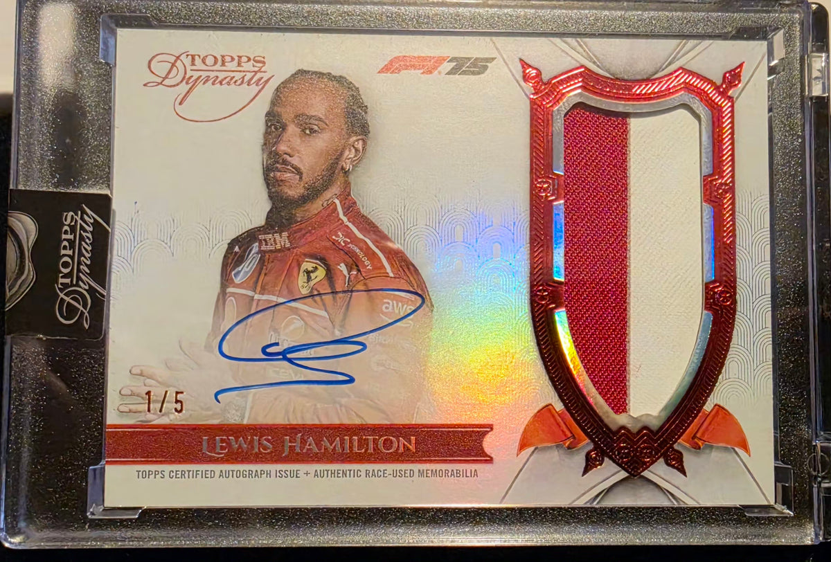 Topps Dynasty 2025 - Lewis Hamilton - On Card Autograph - Race