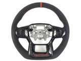 Alcantara Steering Wheel with Alcantara Airbag Cover / Forged Carbon Trim (Ford Ranger Raptor)