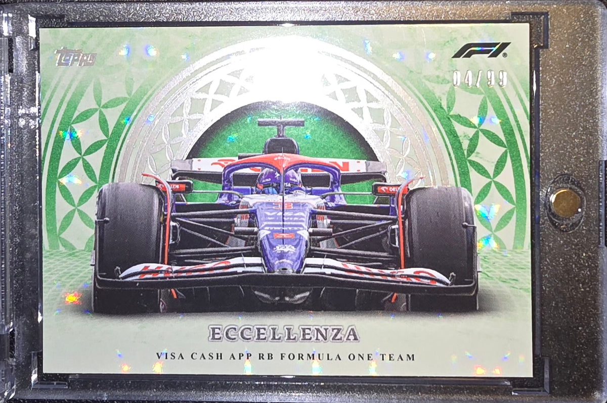 Topps Eccellenza 2024 Visa Cash App Red Bull F1 Team Card #4/99