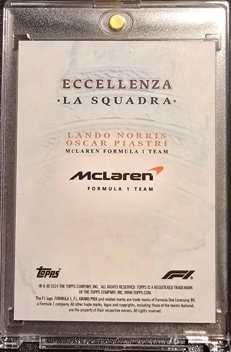 Topps Eccellenza 2024 Mclaren F1 Driver Card (Lando Norris