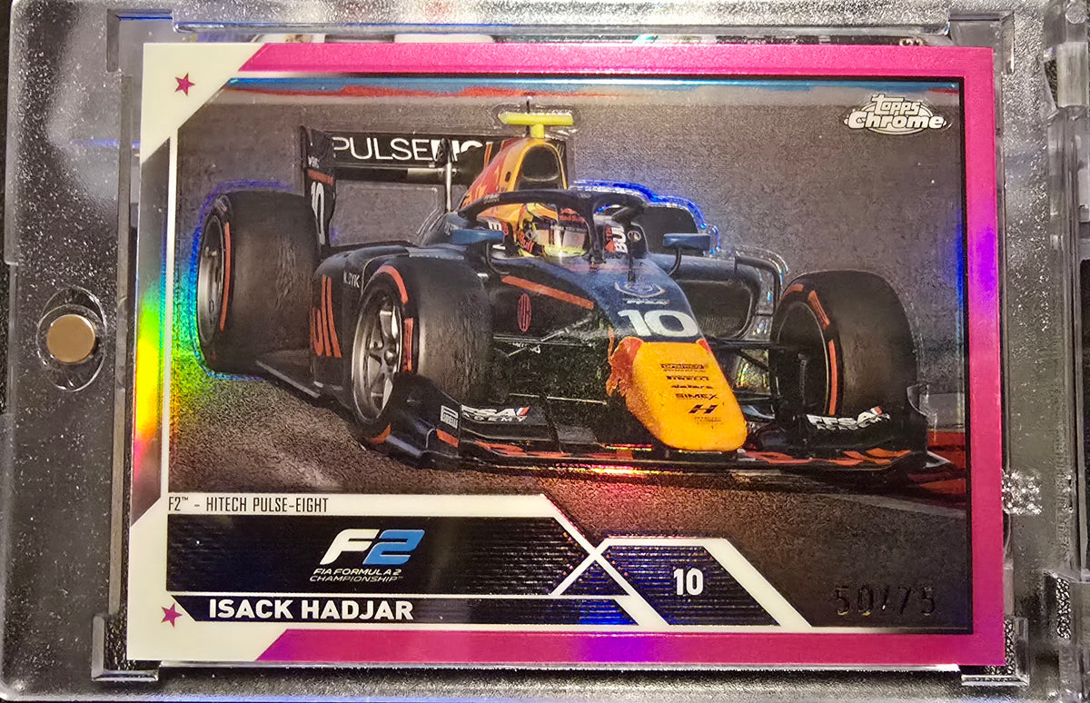 Topps Chrome 2024 Isack Hadjar F2 #50/75 Short Print - Ultimate