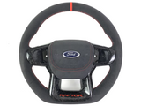 Alcantara Steering Wheel with Alcantara Airbag Cover / Forged Carbon Trim (Ford Ranger Raptor)