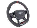 Alcantara Steering Wheel with Alcantara Airbag Cover / Forged Carbon Trim (Ford Ranger Raptor)