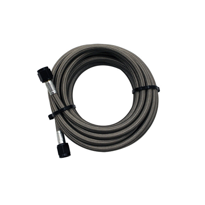500010 5000-Series 10AN Braided Black Nylon/Stainless Steel Hose. NHRA  Accepted. Sold/ft.