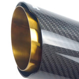 Carbon Fiber / Burnt or Black Exhaust tip 4.5"