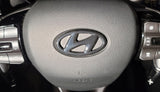 Hyundai Black Steering Logo Cover