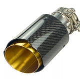 Carbon Fiber / Burnt or Black Exhaust tip 4.5"