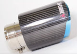 Carbon Fiber / Burnt or Black Exhaust tip 4.5"