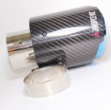 Carbon Fiber / Burnt or Black Exhaust tip 4.5"