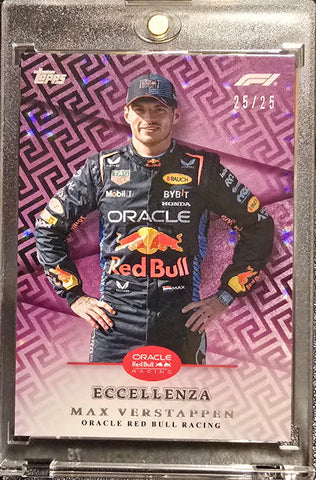 Topps Eccellenza 2024 Max Verstappen #25/25 SSP FINAL PRINT