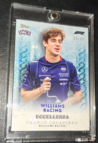 Topps Eccellenza 2024 Franco Colapinto Rookie Card #25/49 Super Short Print