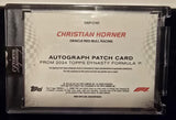 Topps Dynasty 2024 - Christian Horner #3/10 Autograph (Hand Signed Card)SSP