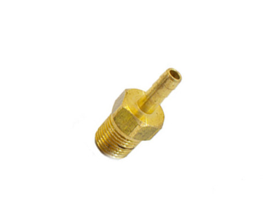 Quick-Acting Barbed Fitting With Brass Female Compression Fitting