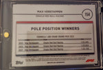 Topps Chrome 2024 Max Verstappen Pole Position Abu Dhabi GP 2023 GOLD Card #38/50 Short Print