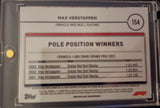 Topps Chrome 2024 Max Verstappen Pole Position Abu Dhabi GP 2023 GOLD Card #38/50 Short Print