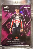 Topps F1 Lights Out 2025 75th Anniversary Edition - Oliver Bearman RC Purple #24/50 SSP