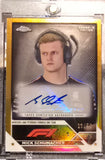 Topps Chrome 2024 Mick Schumacher Gold Autograph #33/50 Short Print