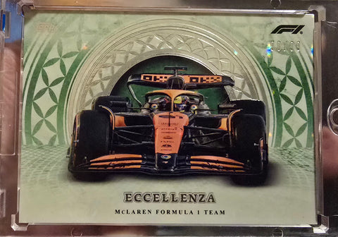 Topps Eccellenza 2024 Mclaren F1 Team Card #90/99 Short Print