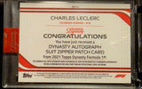 Topps Dynasty 2021 - Charles Leclerc Autograph Zipper Relic #4/10 SSP