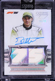 Topps Dynasty 2025 - Jacques Villeneuve On Card Autograph - Race Worn Patch #6/10 SSP World Champion