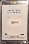 Topps Eccellenza 2024 Mclaren F1 Driver Card (Lando Norris / Oscar Piastri)  #39/49 SSP