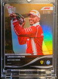 Topps Now 2026 - Lewis Hamilton Back to Back Podiums for Ferrari - Gold Refractor #20/50 SSP