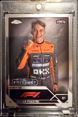 Topps Chrome 2023 Oscar Piastri F1 Freshest ROOKIE CARD