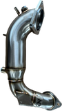 3.75"-2.5" Stainless Steel Catless Downpipe for 2.0T N Series Cars