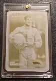 Topps Chrome 2024 David Coulthard Legends Printing Plate (Yellow) #1/1 - 1 of 1 - One of one