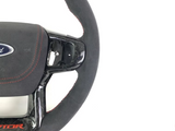 Alcantara Steering Wheel with Alcantara Airbag Cover / Forged Carbon Trim (Ford Ranger Raptor)