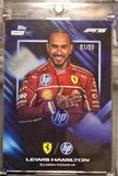 Topps F1 Lights Out 2025 75th Anniversary Edition - Lewis Hamilton Ferrari F1 Purple #81/99 SP