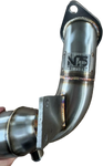 3.75"-2.5" Stainless Steel Catless Downpipe for 2.0T N Series Cars