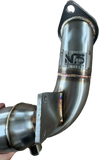 3.75"-2.5" Stainless Steel Catless Downpipe for 2.0T N Series Cars