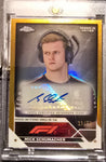 Topps Chrome 2024 Mick Schumacher Gold Autograph #33/50 Short Print