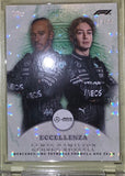 Topps Eccellenza 2024 Mercedes Benz AMG F1 Driver Card (Lewis Hamilton/ George Russell) SP #15/99