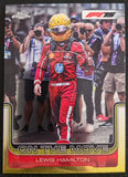 Topps Chrome F1 2025 Lewis Hamilton On the Move