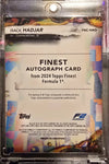 Topps Finest 2024 Isack Hadjar Gold Autograph F2 #8/25 Super Short Print - Ultimate Rookie Card