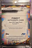 Topps Finest 2024 Isack Hadjar Gold Autograph F2 #8/25 Super Short Print - Ultimate Rookie Card