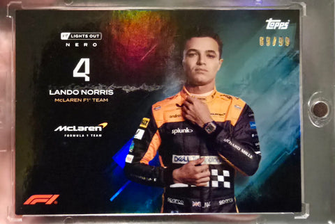 2022 Topps F1 Lights Out / Lando Norris (Nero) #69/99 SP
