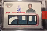 Topps Dynasty 2022 - Sebastian Vettel On Card Autograph Relic #8/10 SSP 4xWorld Champion