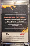 Topps Finest 2024 Fernando Alonso Relic #6/99 SP Refractor