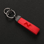 Hyundai "N" Keychain (Alcantara Leather)