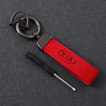 KIA Key Strap (Leather and Suede)