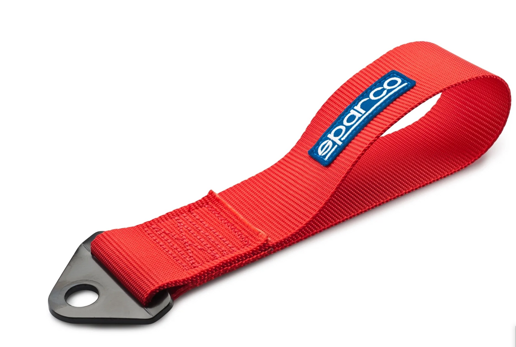 Sparco Red Tow Hook Strap (6,600LBS Tested) – N75 MotorSports